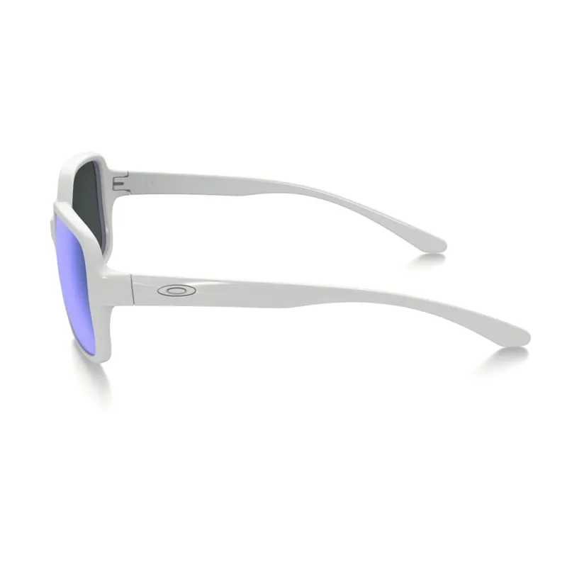 Oakley Proxy Sunglasses in Polished White with Jade Iridium Lens-1