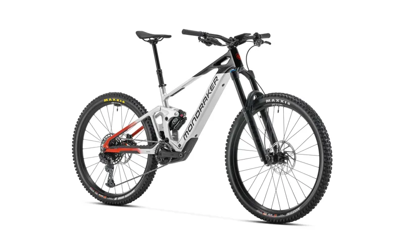 2024 Mondraker Dune R Electric Mountain Bike in Racing Silver-1