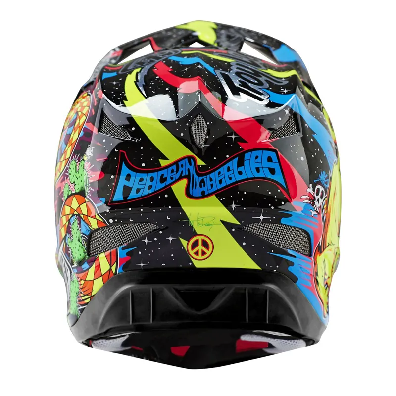 2016 Troy Lee Designs D3 Blacklight Carbon Full Face Helmet-4