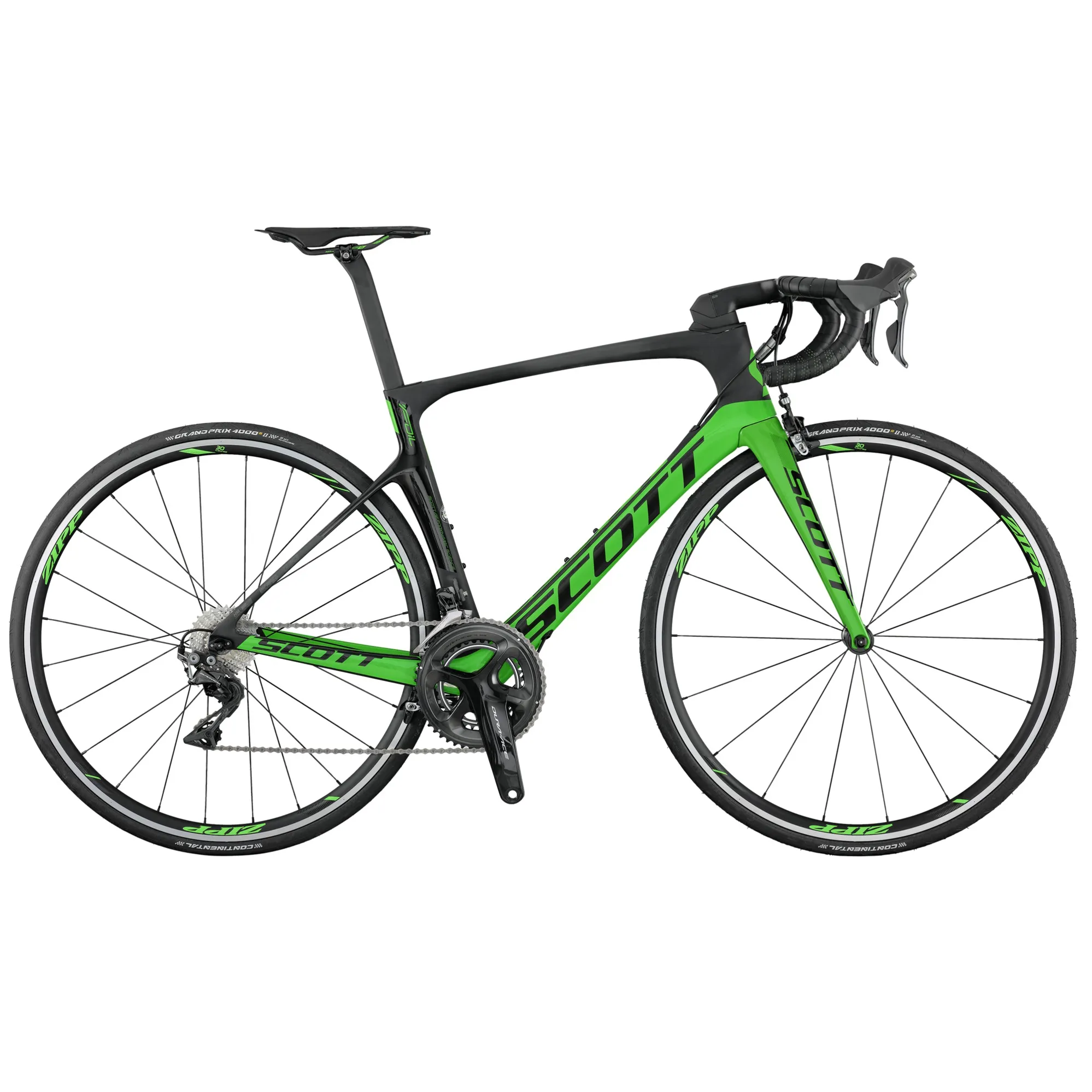 2017 Scott Foil RC Aero Road Bike Black/Green - Main Image