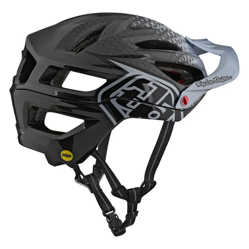 2018 Troy Lee Designs A2 MIPS MTB Helmet Starburst Silver-1