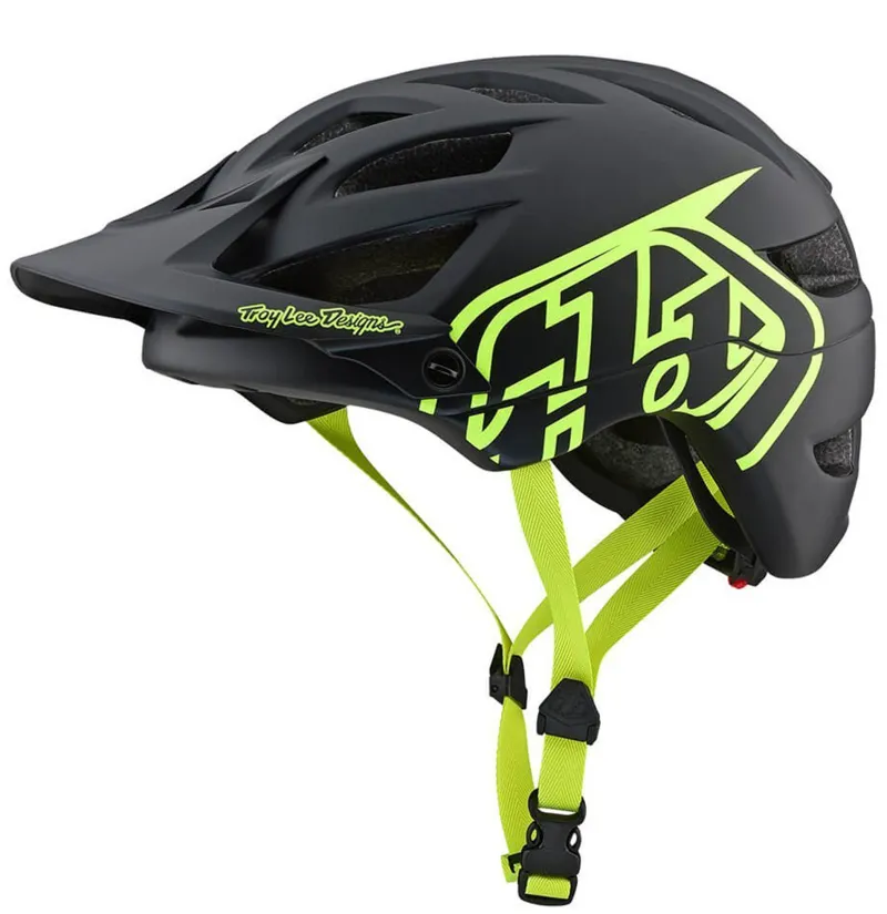 2019 Troy Lee Designs A1 Drone Helmet Black Flo Yellow