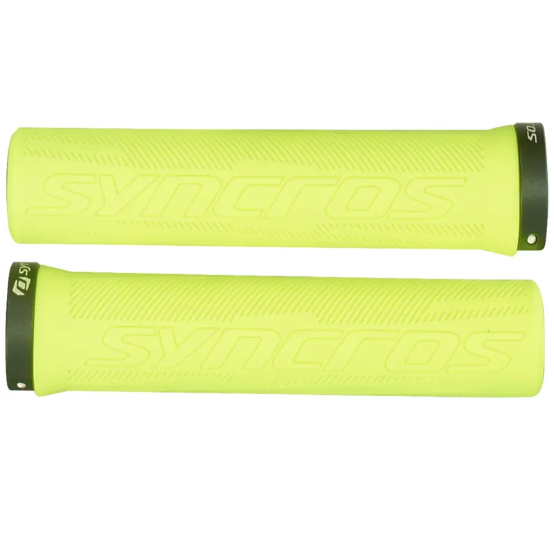 Syncros Pro Lock-On Grips Neon Yellow