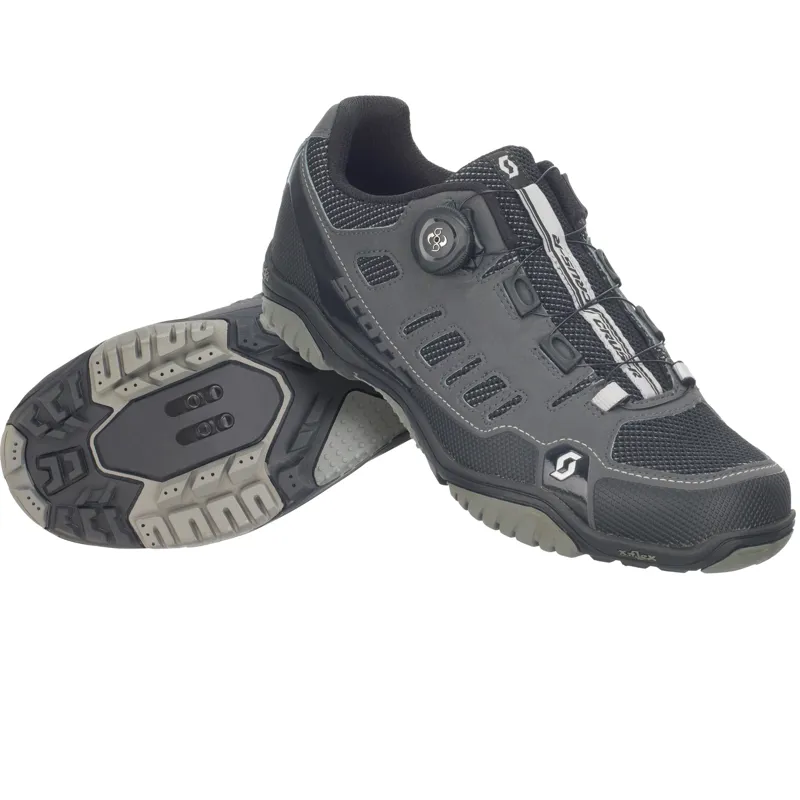 Scott Sport Crus-R Boa Shoes in Antracite/Black