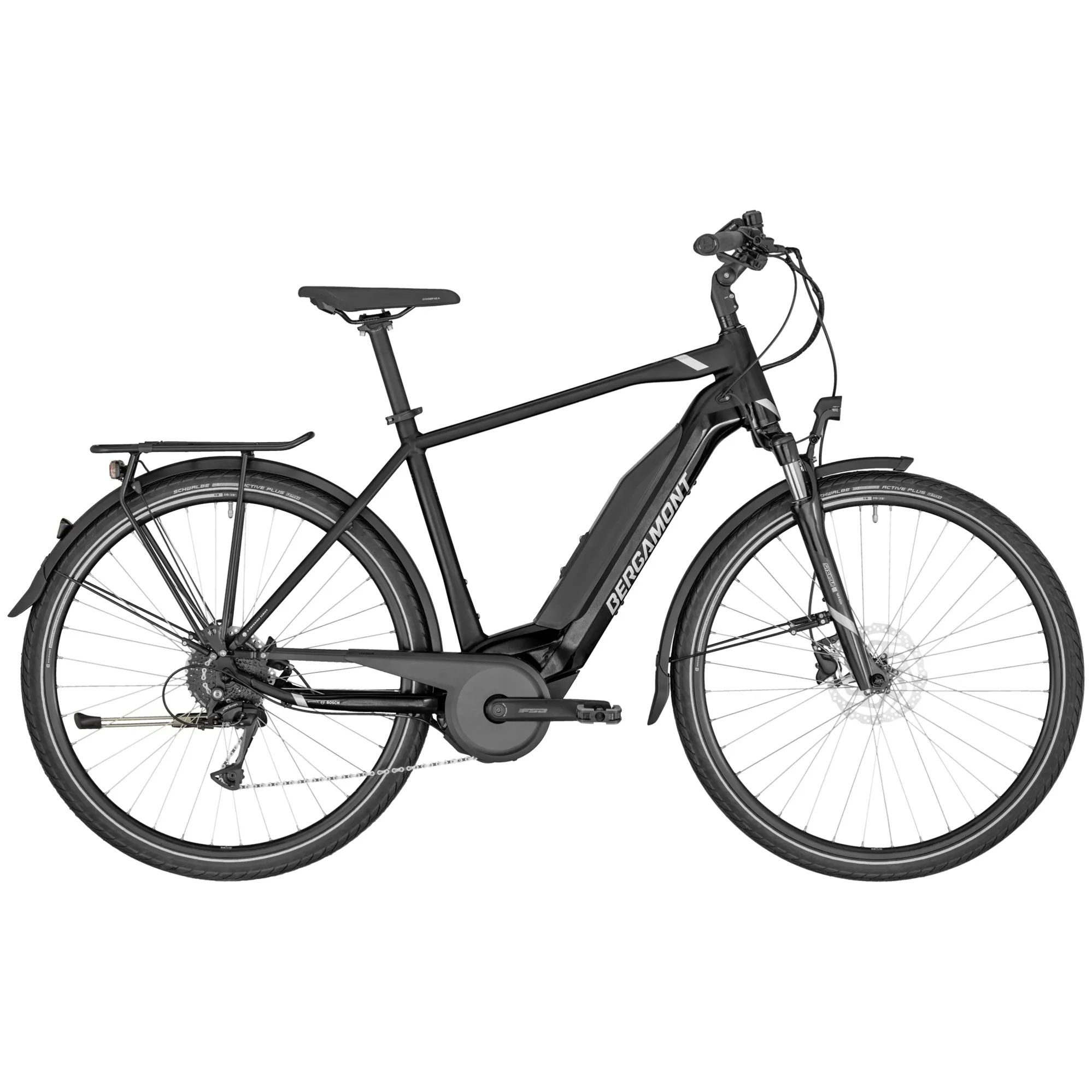 2020 Bergamont E-Horizon 500 Gent Electric Hybrid Bike Black