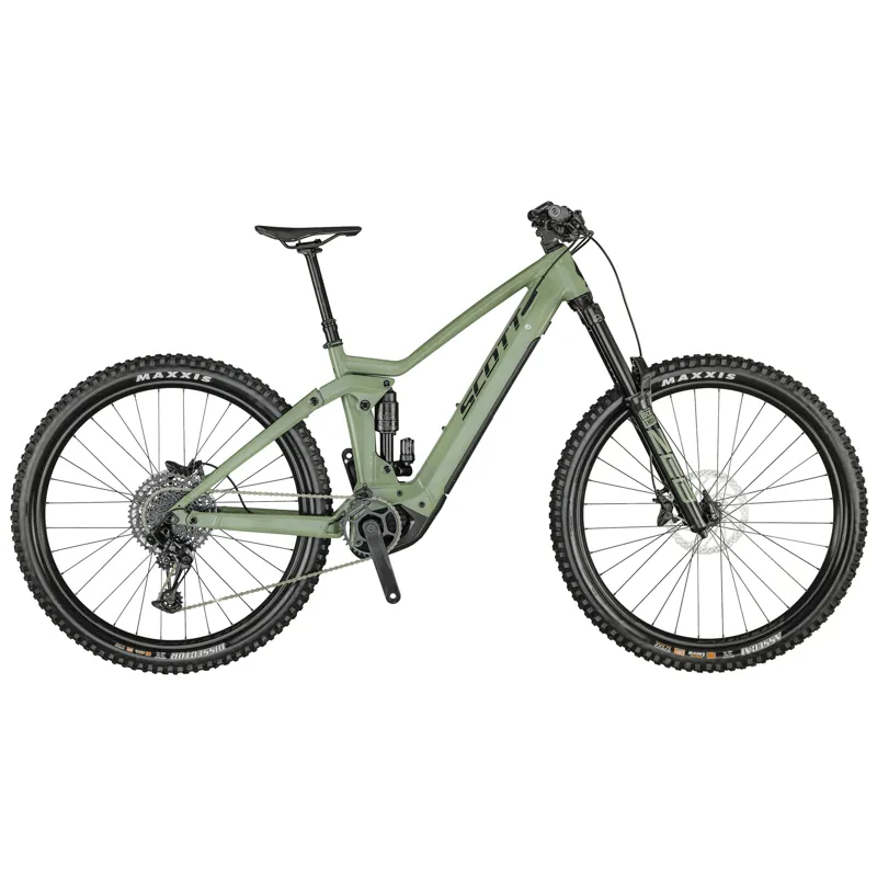 2021 Scott Ransom eRIDE 920 Electric Mountain Bike in Green