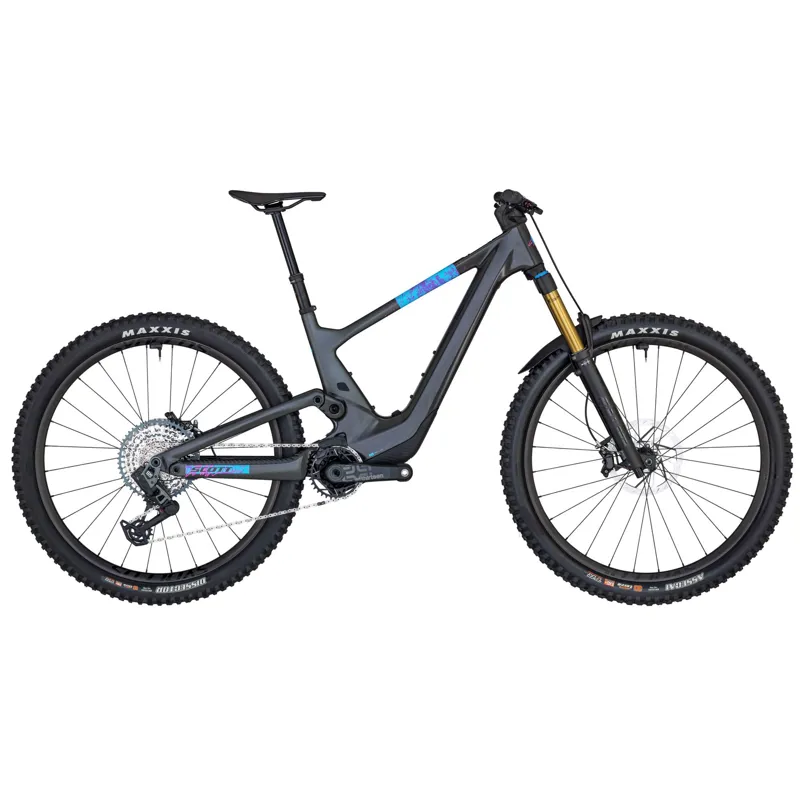 2025 Scott Voltage eRIDE 900 Tuned Electric Mountain Bike in Blue