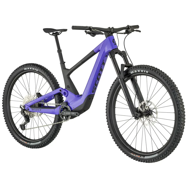 2025 Scott Contessa Voltage eRIDE 910 Electric Mountain Bike in Purple-1