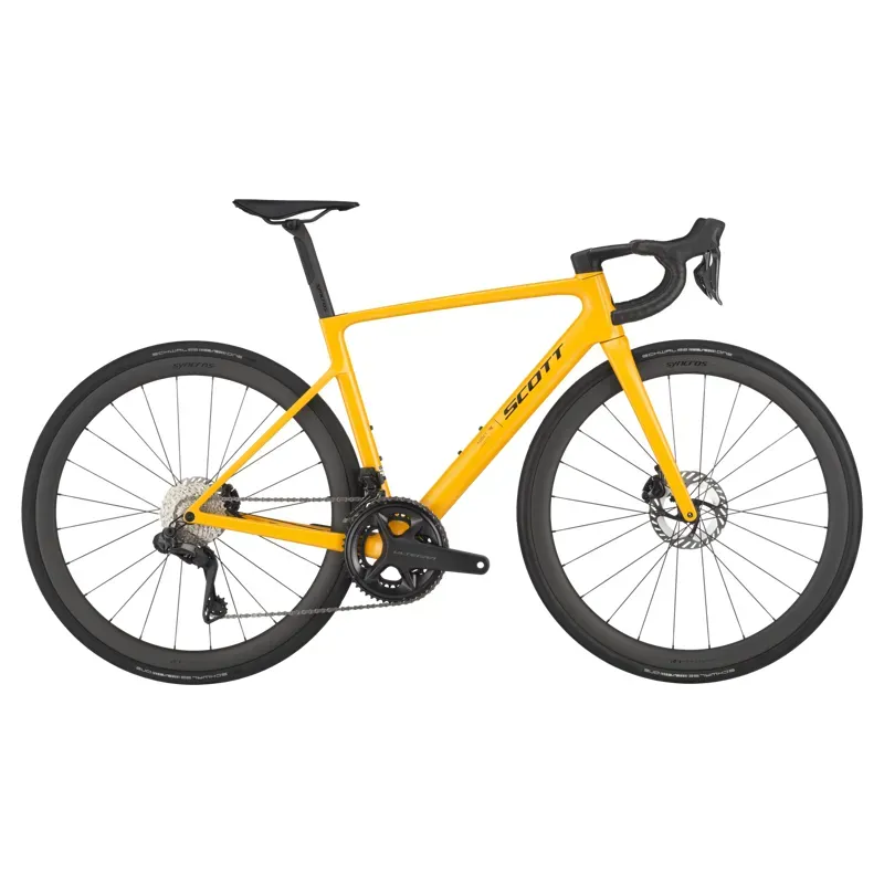 2026 Scott Addict RC 10 Carbon Road Bike in Bahama Yellow
