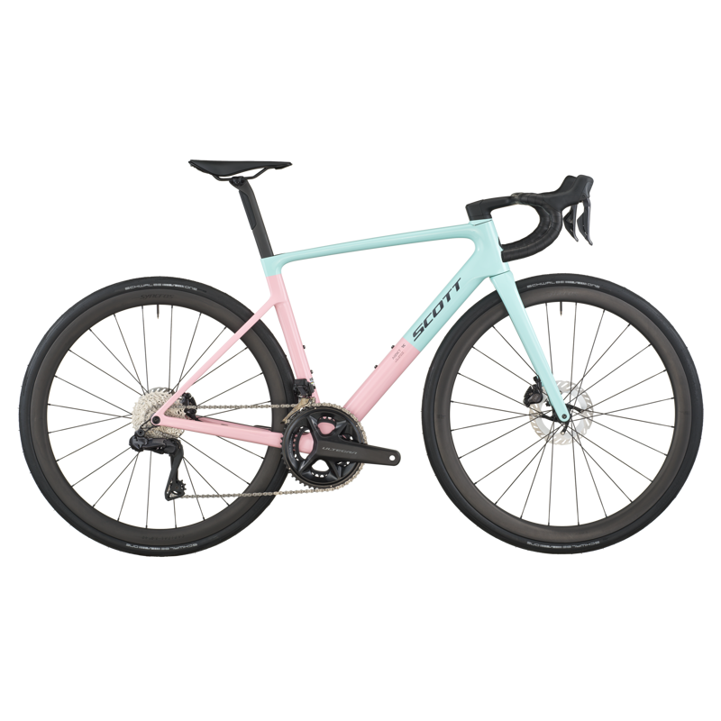 2026 Scott Addict RC 10 Carbon Road Bike in Gelato Blue/Gelato Pink