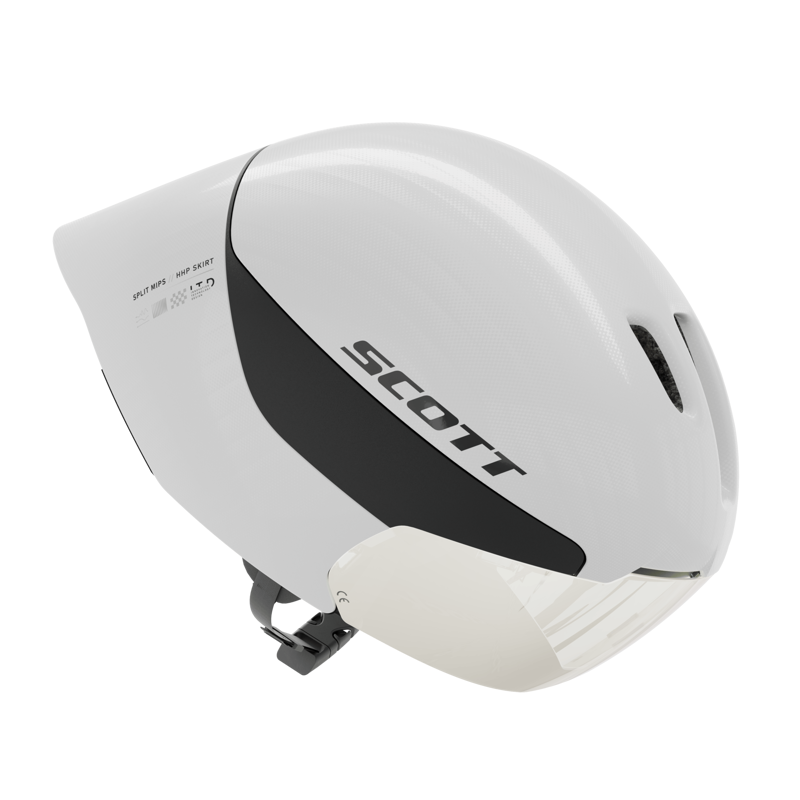 2026 Scott Split Mips Aero Helmet in Mineral White-1