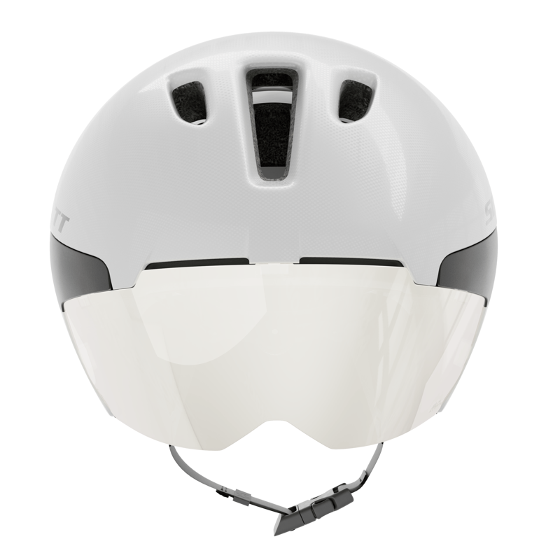 2026 Scott Split Mips Aero Helmet in Mineral White-5