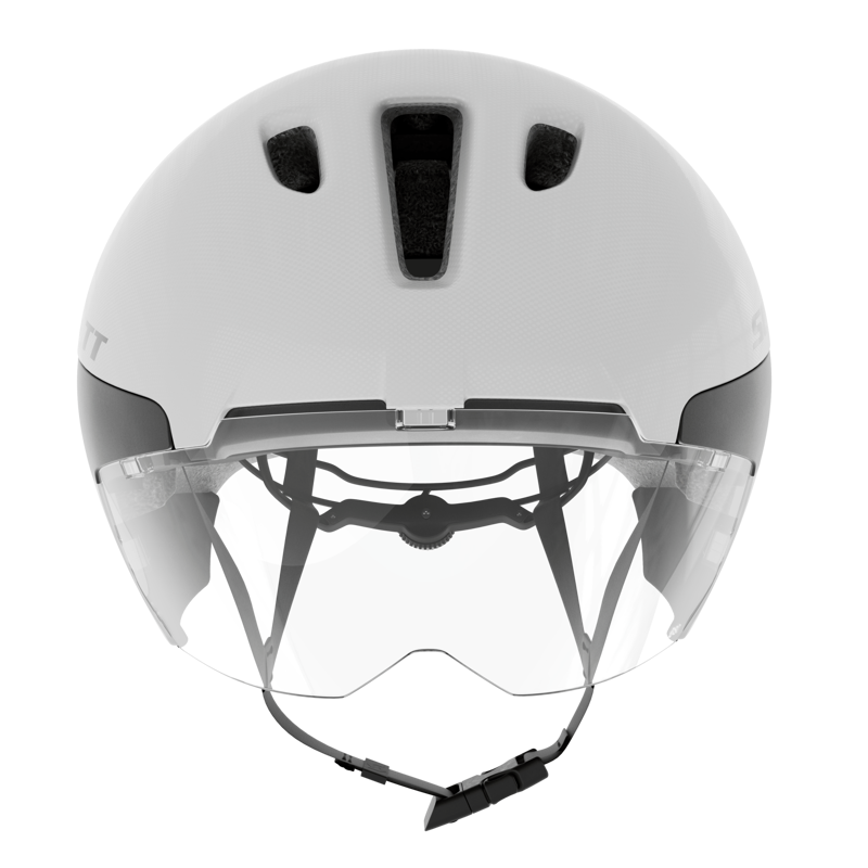 2026 Scott Split Mips Aero Helmet in Mineral White-6