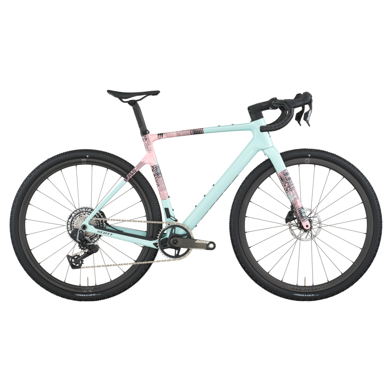 2026 Scott Addict 10 Gravel Bike in Gelato Blue/Gelato Pink