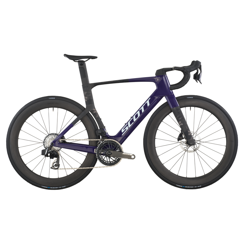 2026 Scott Foil RC Team Road Bike in Grape Purple/Carbon Black