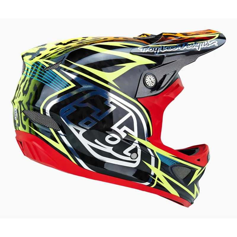Troy Lee Designs D3 Speeda Carbon Full Face Helmet - Yellow-1