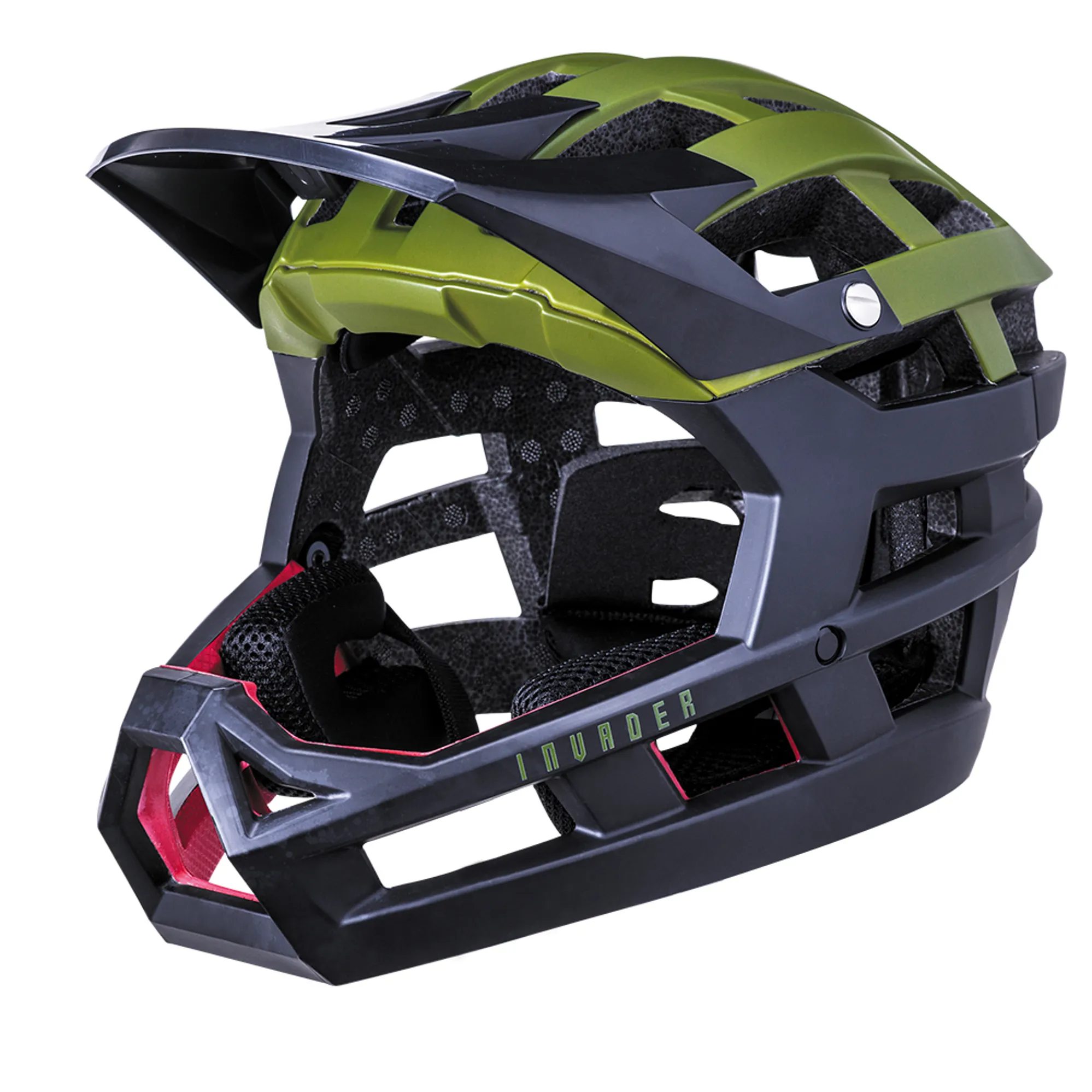 Kali Invader Full Face Helmet in Green - Main Image
