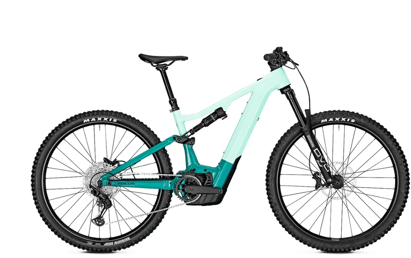 2023 Focus Jam2 6.7 Electric Mountain Bike in Green/Blue