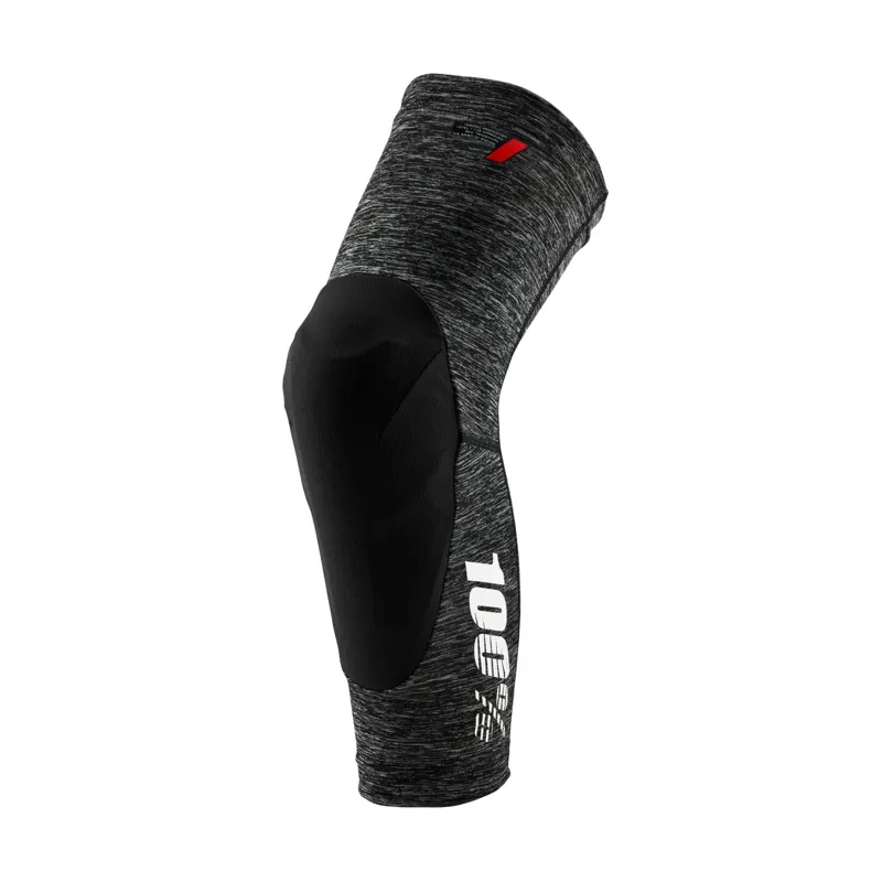100% Teratec Knee Guards in Heather/Black-1