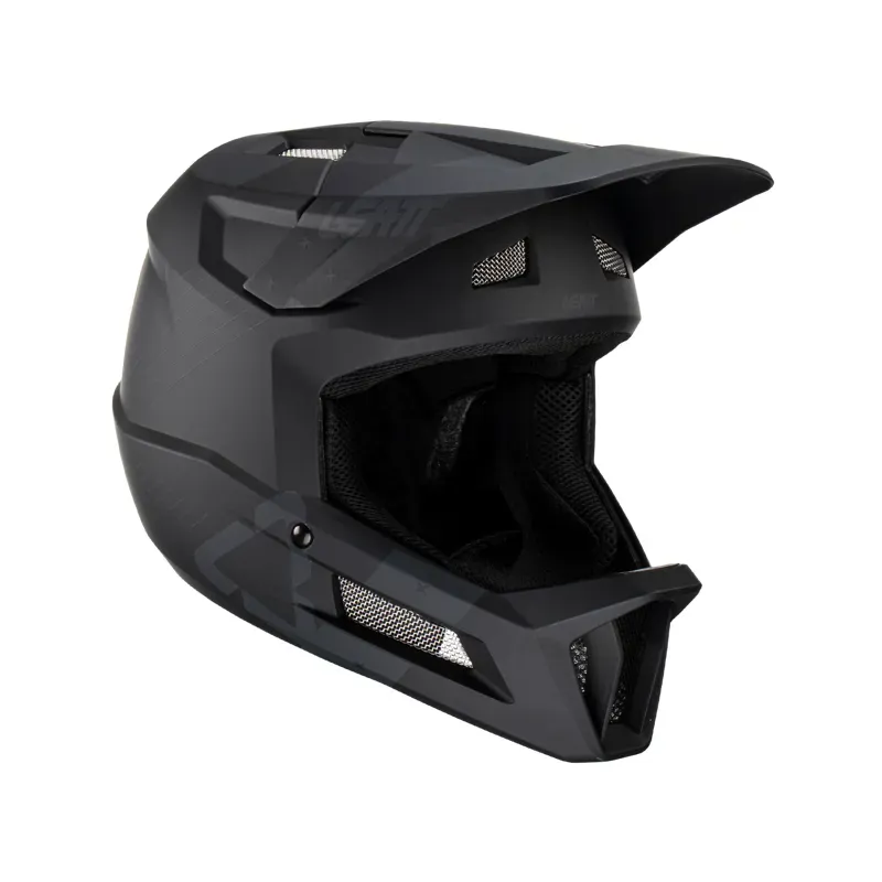 Leatt MTB Gravity 2.0 Full Face Helmet in Stealth Black
