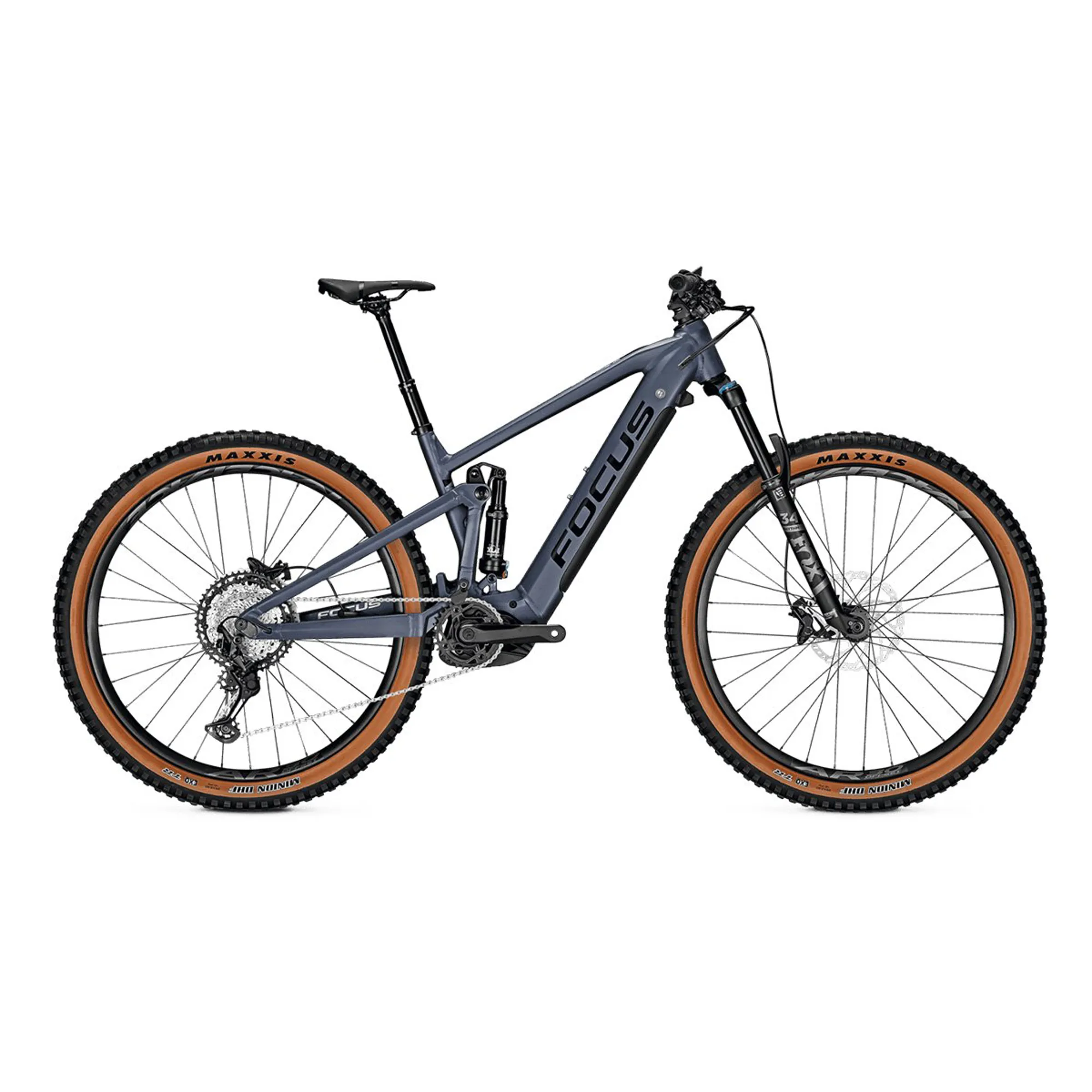 2021 Focus Jam2 Nine Electric Mountain Bike in Blue