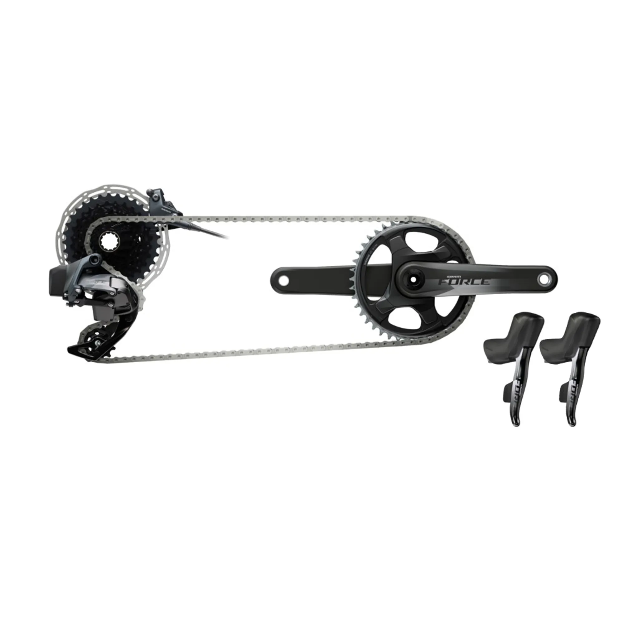 SRAM Force eTap Axs 1x Hydraulic Disc Wireless Electric Groupset