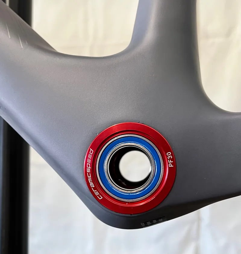 Factor O2 Carbon Road Frameset 56cm in Grey and Turquoise - Ex-Display-11