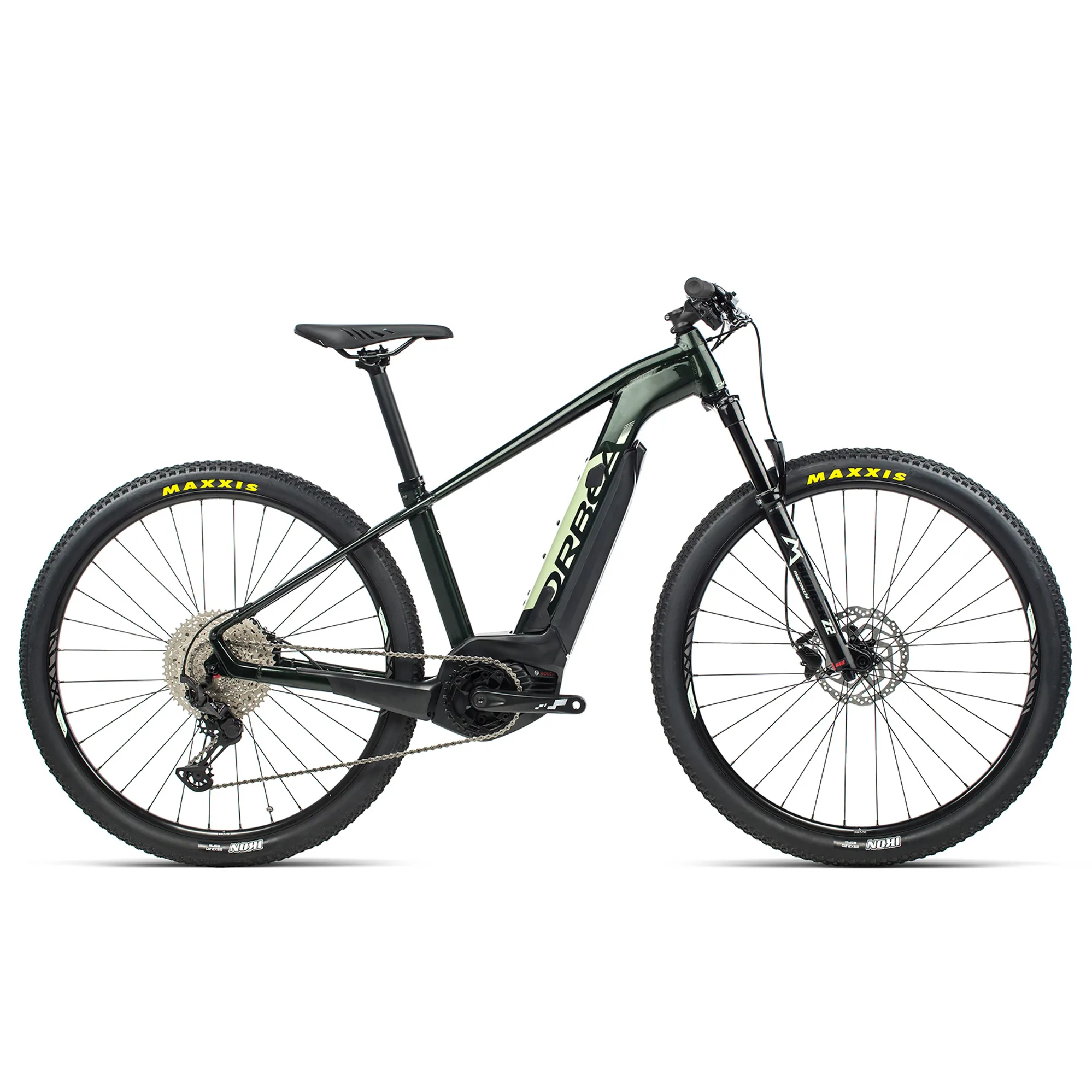 2021 Orbea Keram Max Electric Mountain Bike in Dark Green