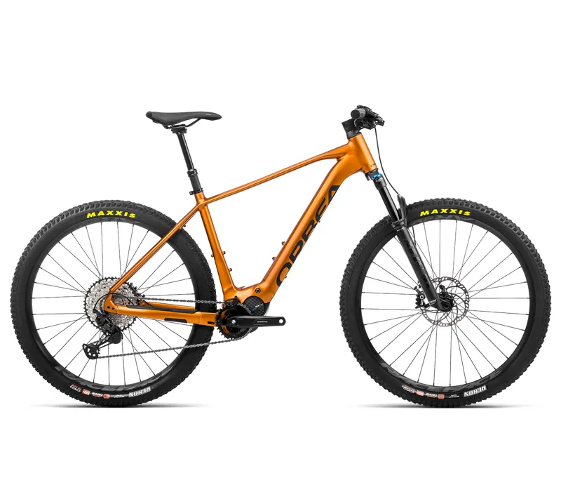 Orbea Urrun 10 Electric Mountain Bike 2022 in Leo Orange Black