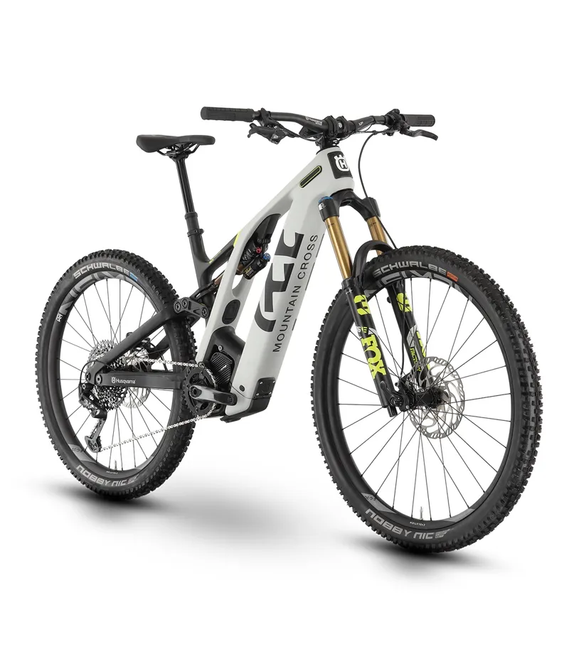 Husqvarna Mountain Cross 6 Electric Moutain bike in White and Black -1