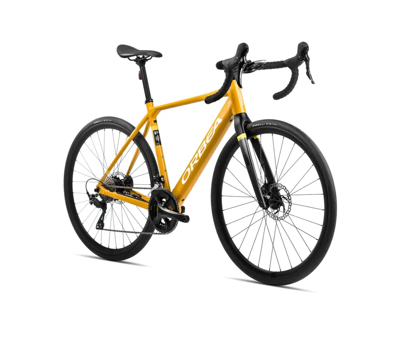 2025 Orbea Gain D50 Electric Road Bike in Mango/Black-1