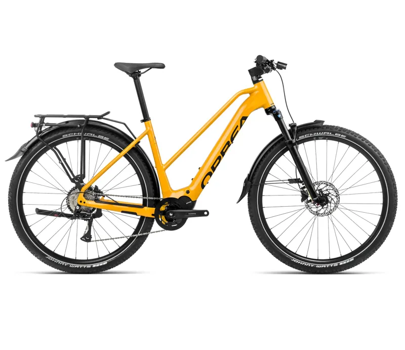 2024 Orbea Kemen Mid SUV 40 Trekking Electric Bike in Mango/Black