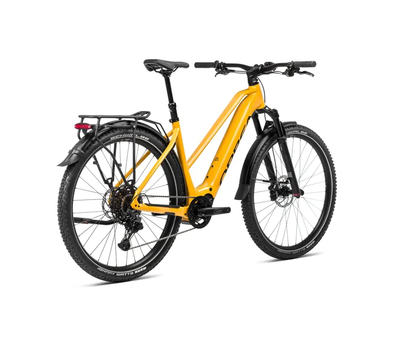2024 Orbea Kemen Mid SUV 40 Trekking Electric Bike in Mango/Black-2