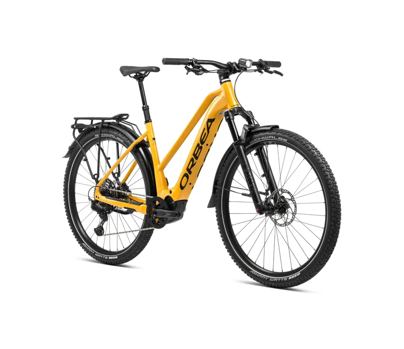 2024 Orbea Kemen Mid SUV 40 Trekking Electric Bike in Mango/Black-1
