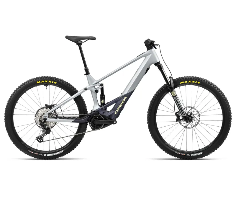 2024 Orbea Wild M20 Electric Mountain Bike - Silver/Tanzanite Carbon