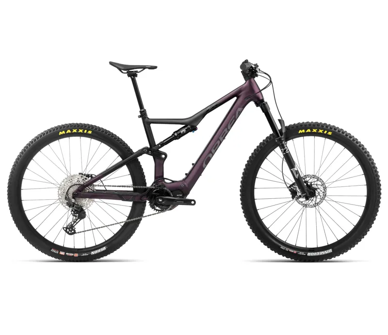 2024 Orbea Rise H30 Electric Mountain Bike - Metallic Mulberry/Black