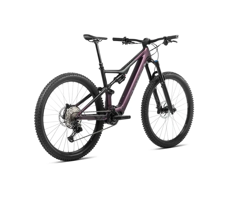 2024 Orbea Rise H30 Electric Mountain Bike - Metallic Mulberry/Black-2