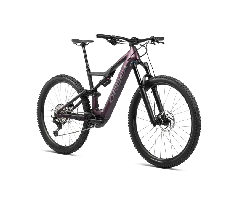 2024 Orbea Rise H30 Electric Mountain Bike - Metallic Mulberry/Black-1