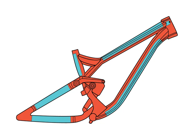 RideWrap Covered Protection MTB Kit in Gloss Clear