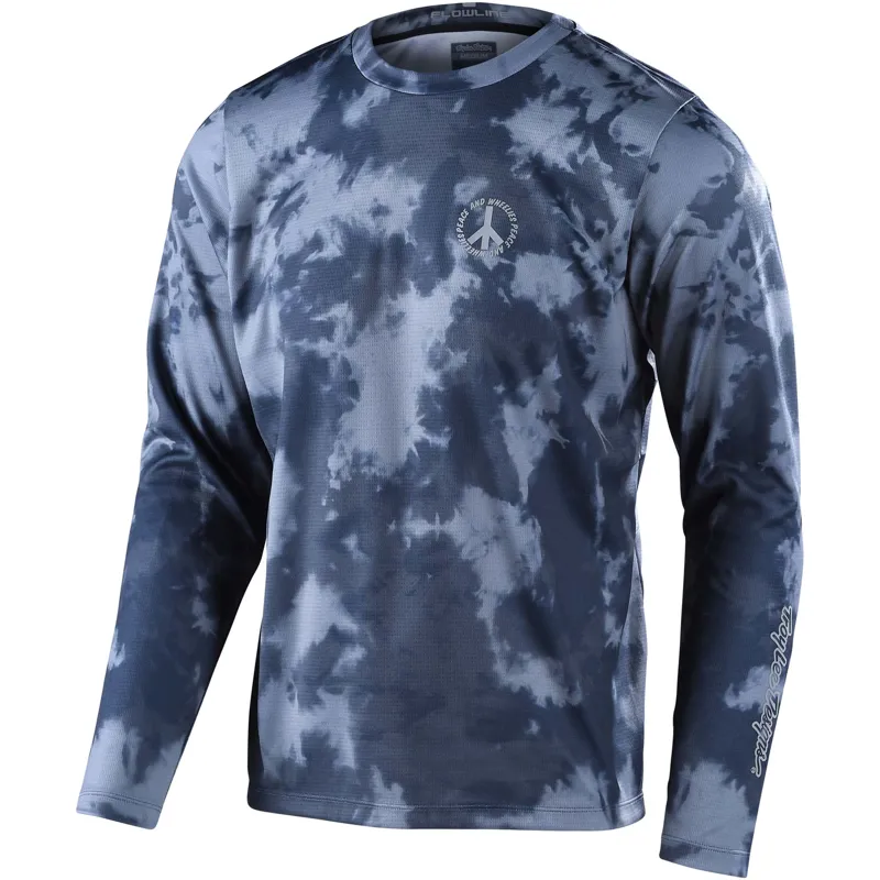 Troy Lee Designs Flowline Long Sleeve Jersey in Charcoal