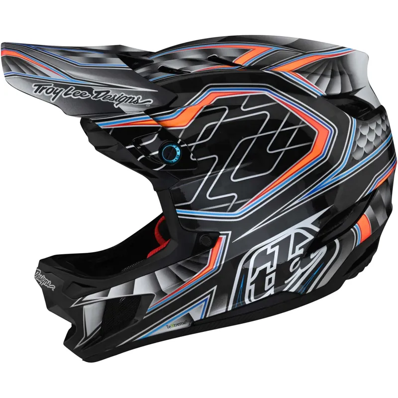 Troy Lee Designs D4 Carbon Full Face Helmet in Black