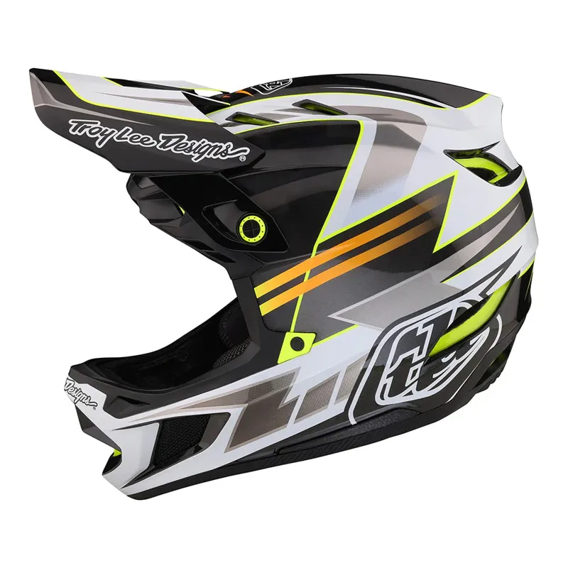 2023 Troy Lee Designs D4 Carbon MIPS Helmet / Saber - Grey