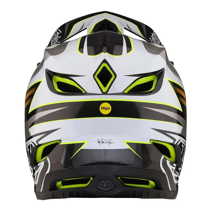2023 Troy Lee Designs D4 Carbon MIPS Helmet / Saber - Grey-2
