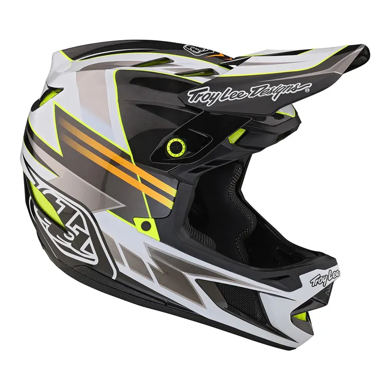 2023 Troy Lee Designs D4 Carbon MIPS Helmet / Saber - Grey-4