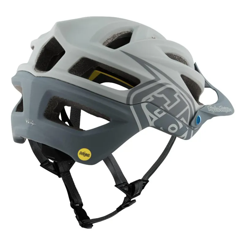 2017 Troy Lee Designs A2 MIPS Decoy Helmet Grey/Navy-1