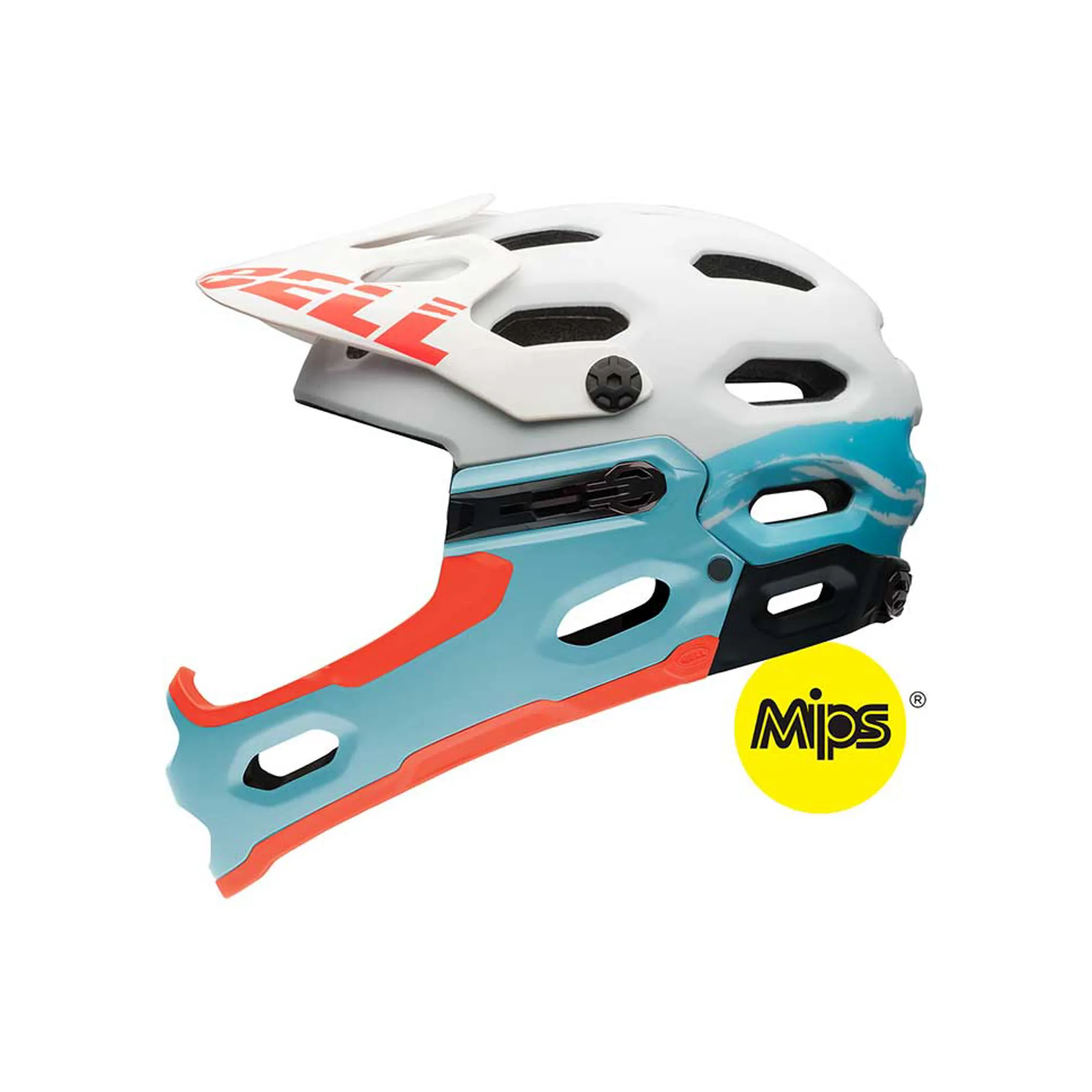 Mips Casco Bell Super Casco Bell Super Xlc Casco Mtb Con Mentoniera Estraibile BELL