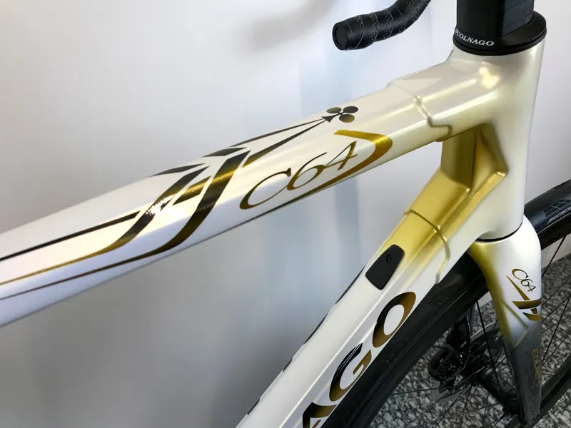 2020 Colnago C64 Disc Integrated DuraAce Di2 Road Bike 52s Pearl White-2