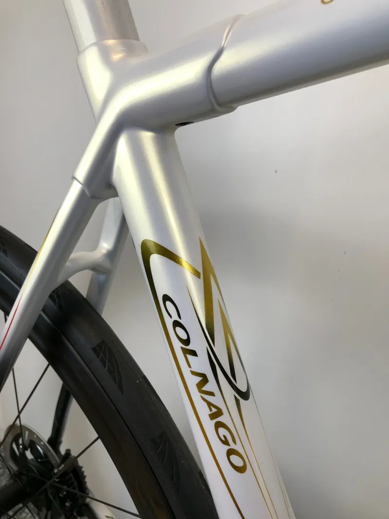 2020 Colnago C64 Disc Integrated DuraAce Di2 Road Bike 52s Pearl White-6
