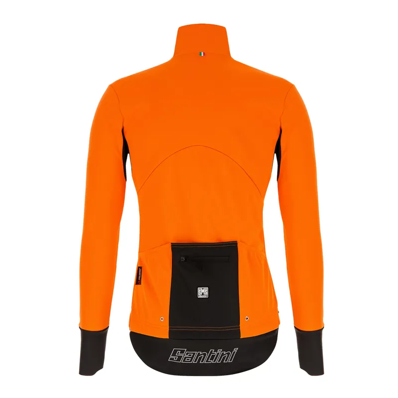 Santini Vega Extreme Jacket Winter Road Jacket Fluro Orange-2