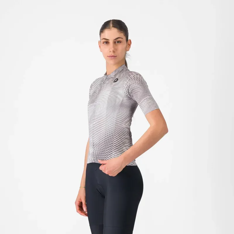 Castelli Cosmic Vortex Women's Jersey in Grey